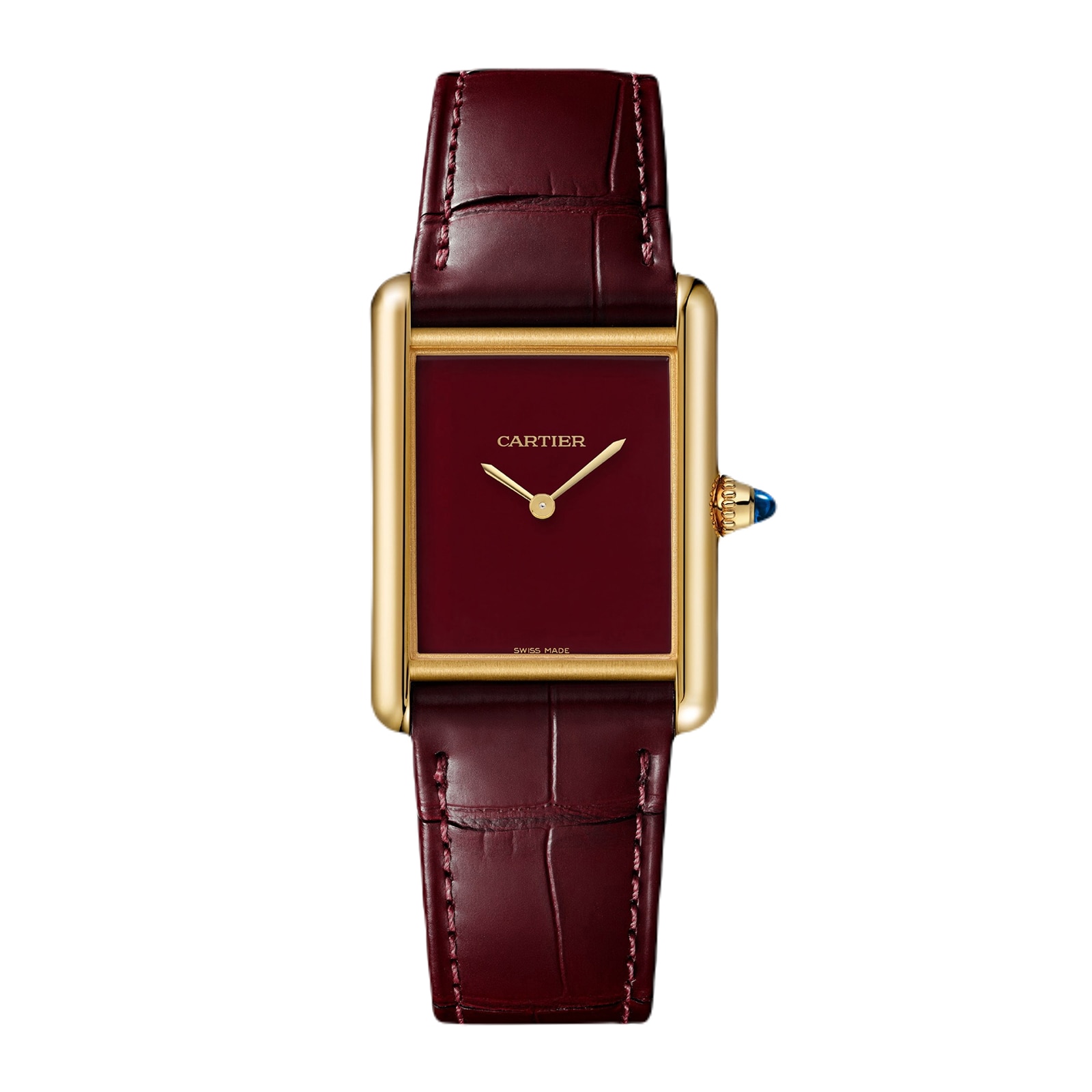 Cartier Tank Louis Cartier watch, large model, Manufacture mechanical movement with manual winding. Cartier Tank Louis Cartier watch, large model, Manufacture mechanical movement with manual winding.