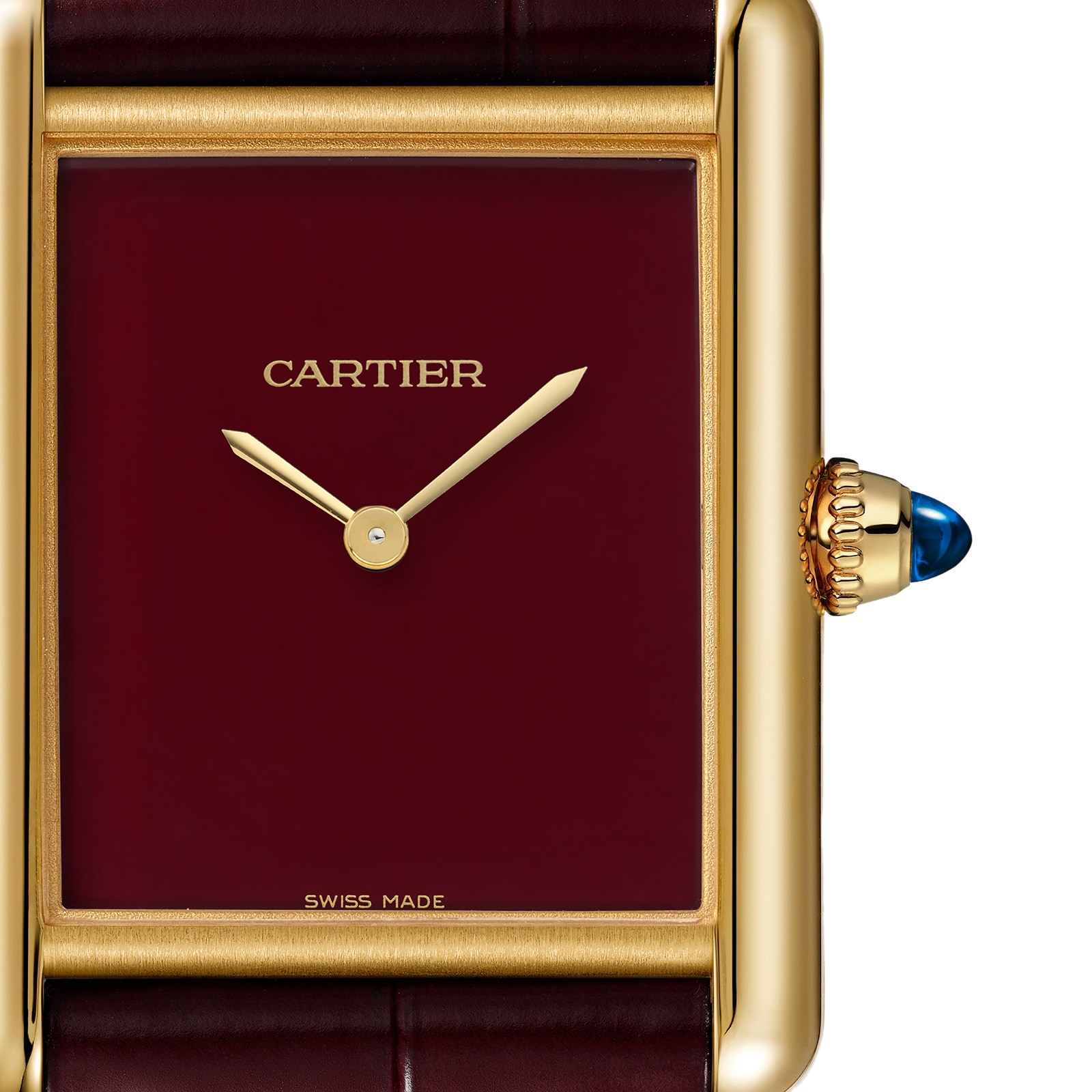 Cartier Tank Louis Cartier watch, large model, Manufacture mechanical movement with manual winding.