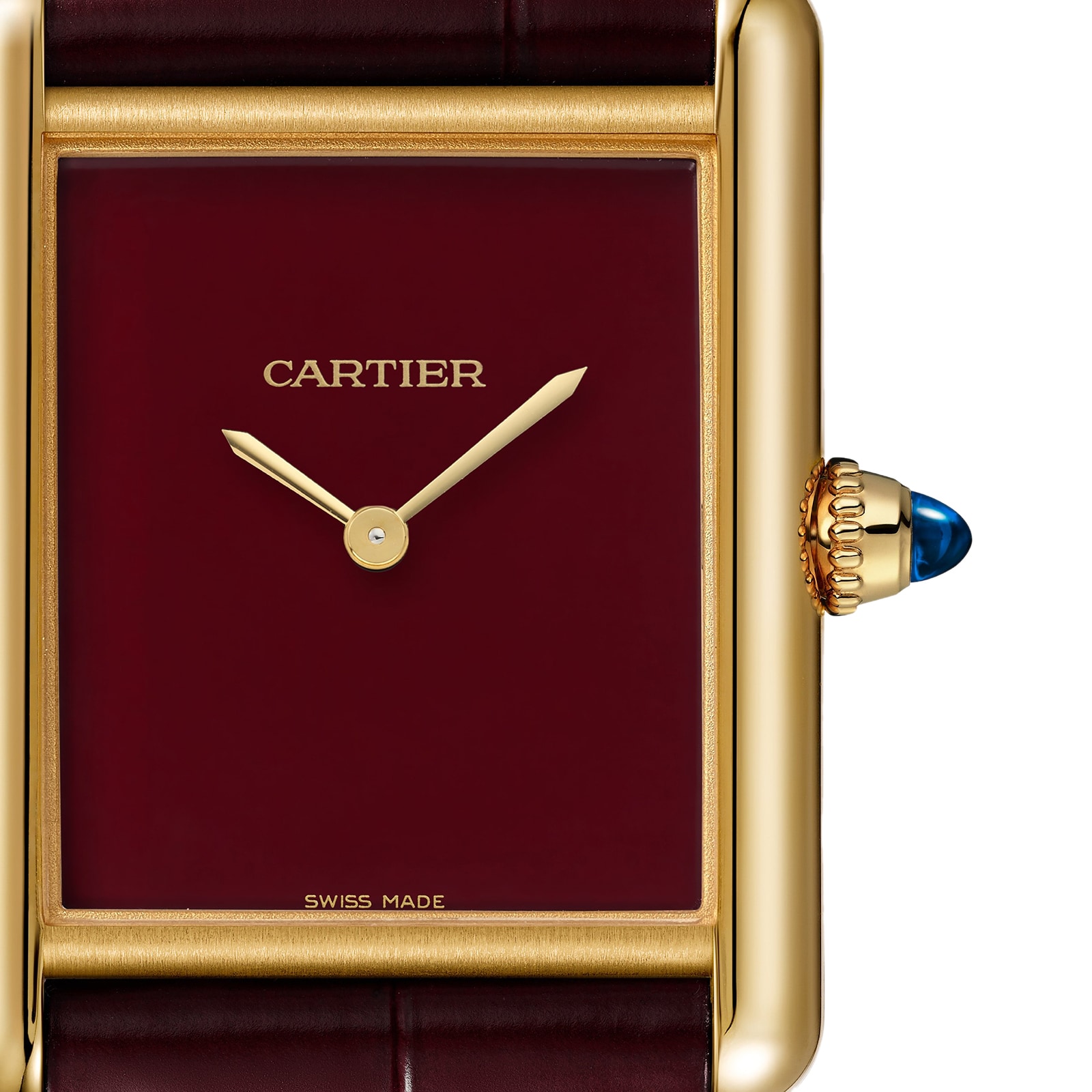 Cartier Tank Louis Cartier watch, large model, Manufacture mechanical movement with manual winding.