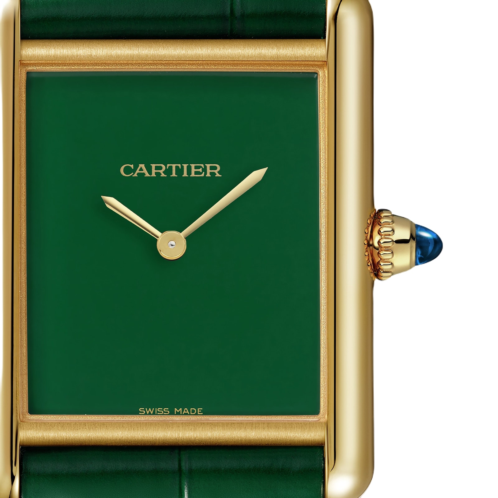 Cartier Tank Louis Cartier watch, large model, Manufacture mechanical movement with manual winding.