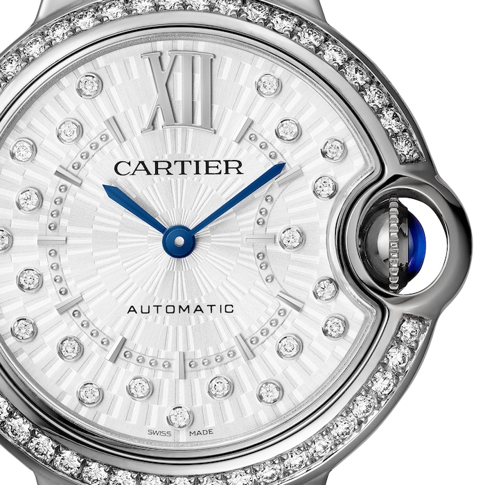 Cartier Ballon Bleu de Cartier watch, 33 mm, mechanical movement with automatic winding.