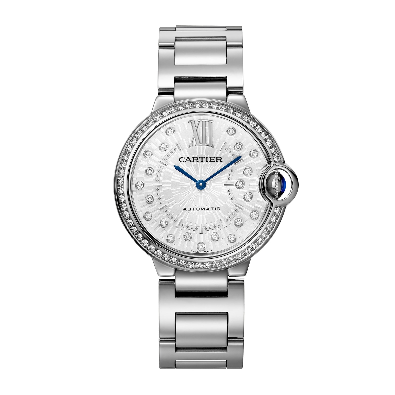 Cartier Ballon Bleu de Cartier watch, 36 mm, mechanical movement with automatic winding. Cartier Ballon Bleu de Cartier watch, 36 mm, mechanical movement with automatic winding.