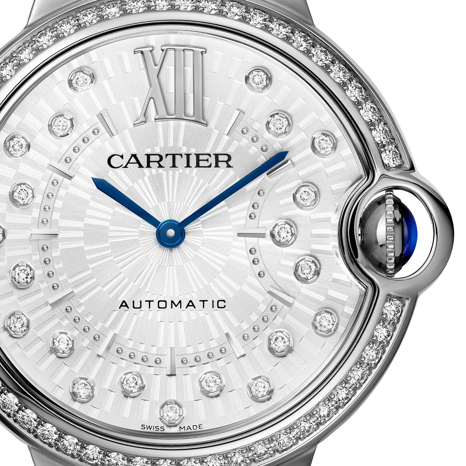 Cartier Ballon Bleu de Cartier watch, 36 mm, mechanical movement with automatic winding. Cartier Ballon Bleu de Cartier watch, 36 mm, mechanical movement with automatic winding.