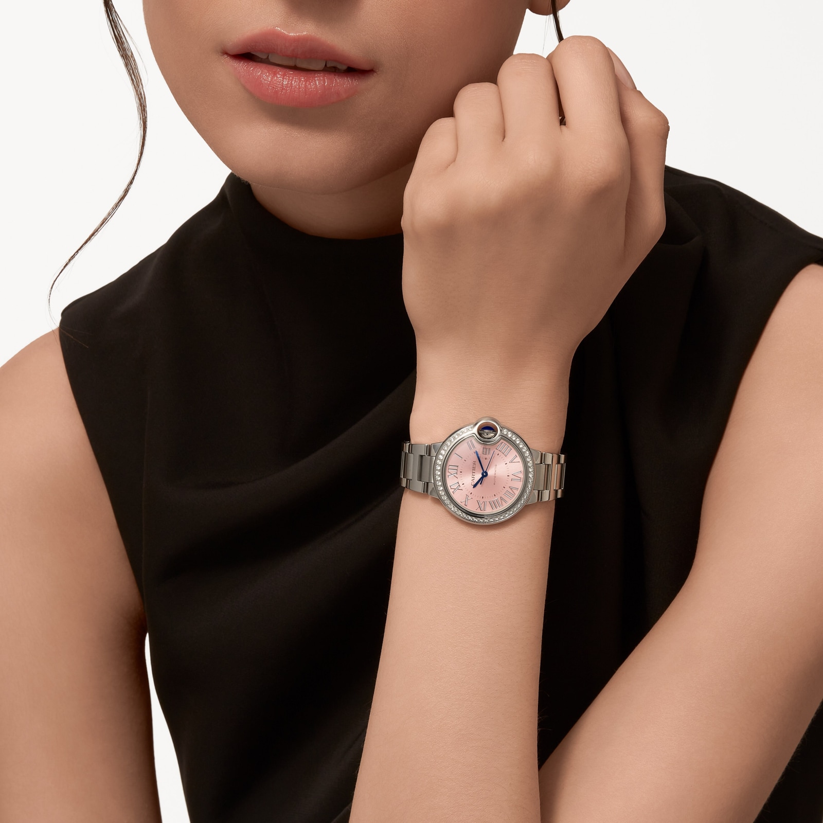 Cartier Ballon Bleu De Cartier Watch, 33mm, Automatic Winding, Steel Case Cartier Ballon Bleu De Cartier Watch, 33mm, Automatic Winding, Steel Case