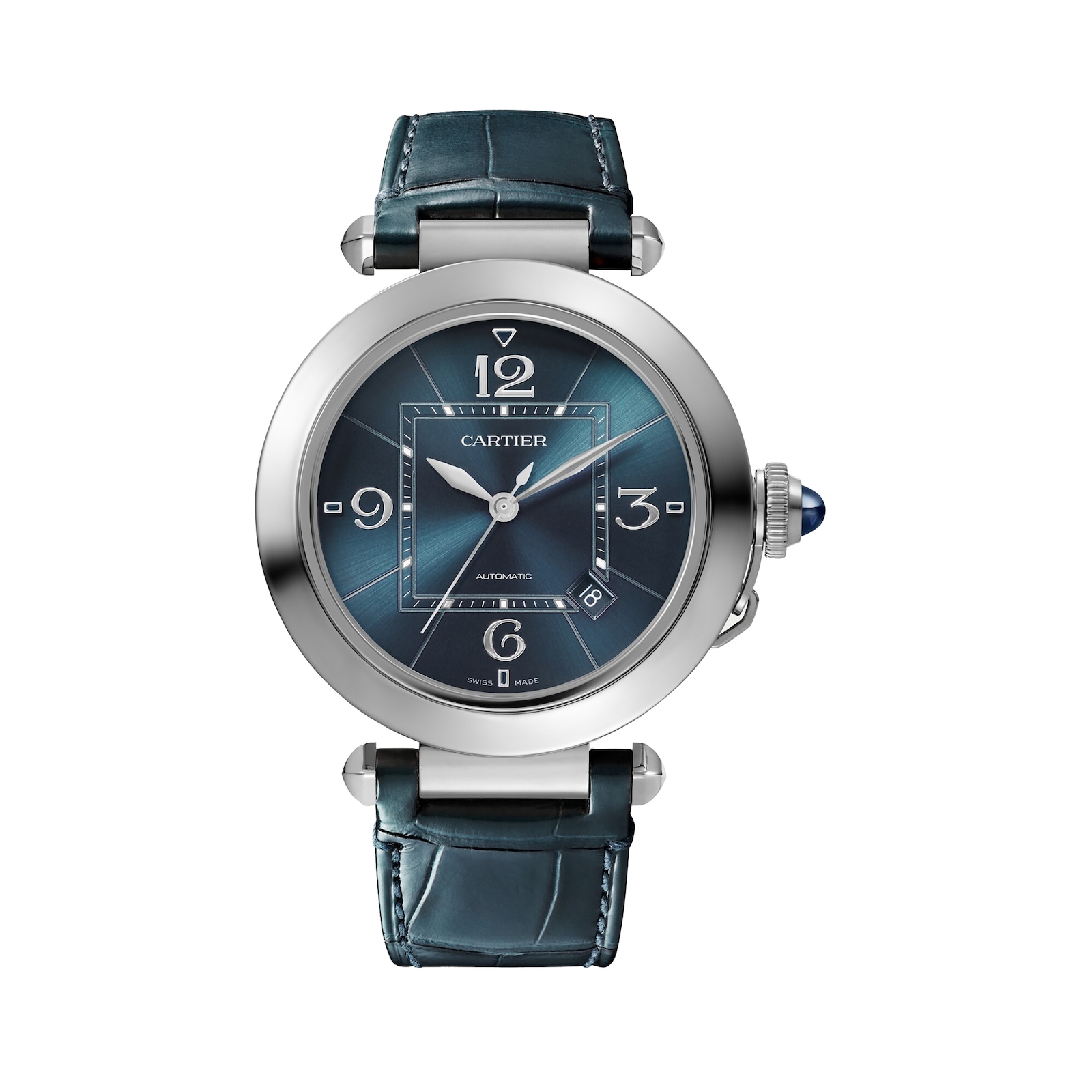 Cartier Pasha de Cartier watch, 41 mm, mechanical movement with automatic winding, caliber 1847 MC.