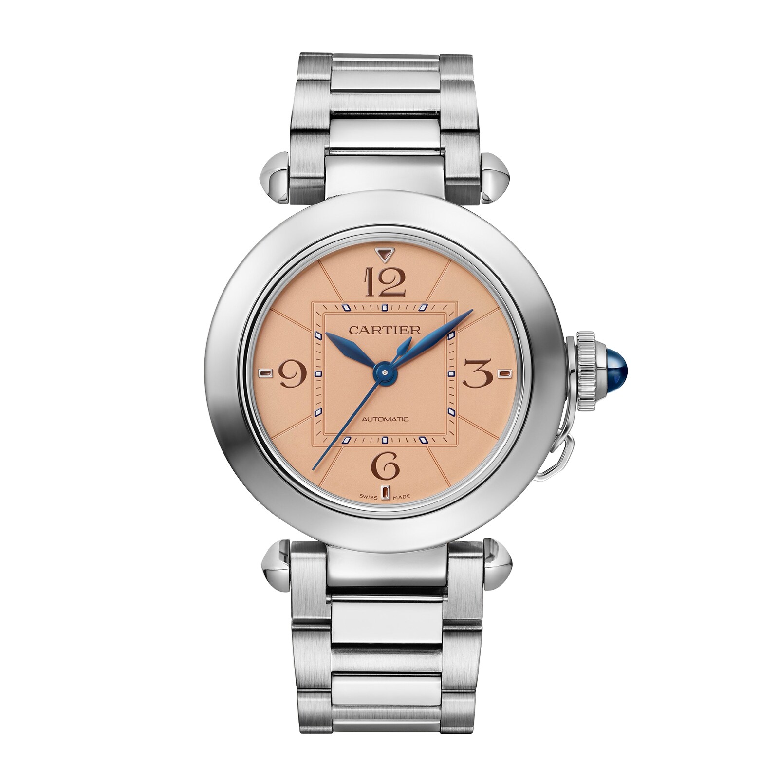 Cartier Pasha de Cartier watch, 35 mm, mechanical movement with automatic winding.