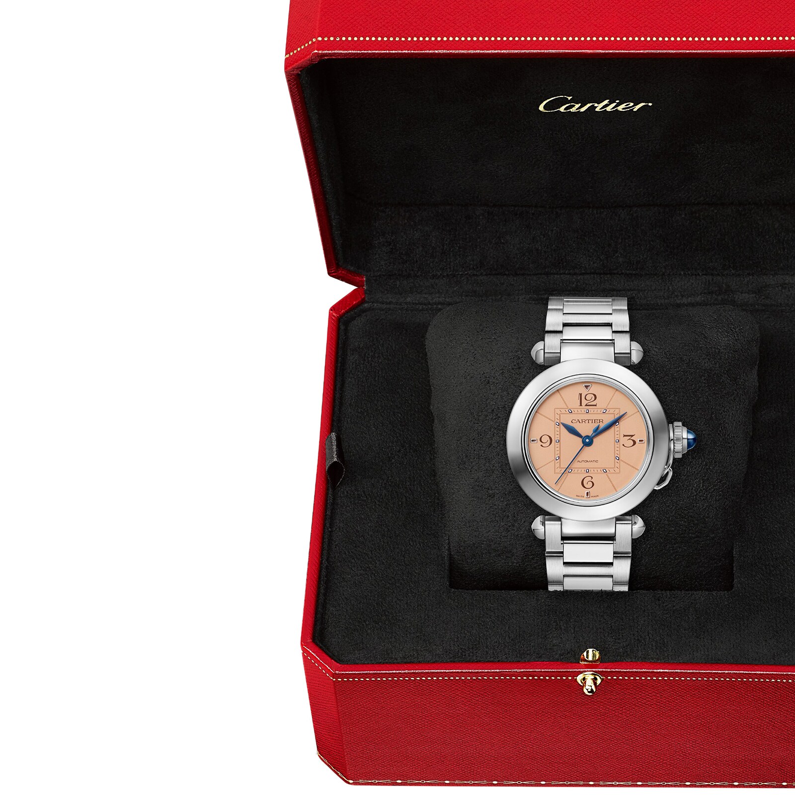 Cartier Pasha de Cartier watch, 35 mm, mechanical movement with automatic winding.