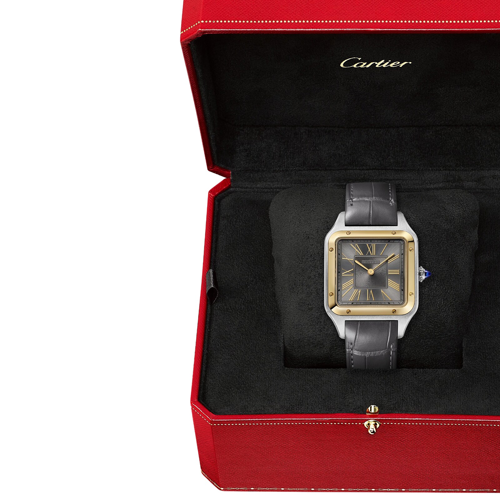 Cartier Santos-Dumont Watch, Large Model, Yellow Gold, High Autonomy Quartz