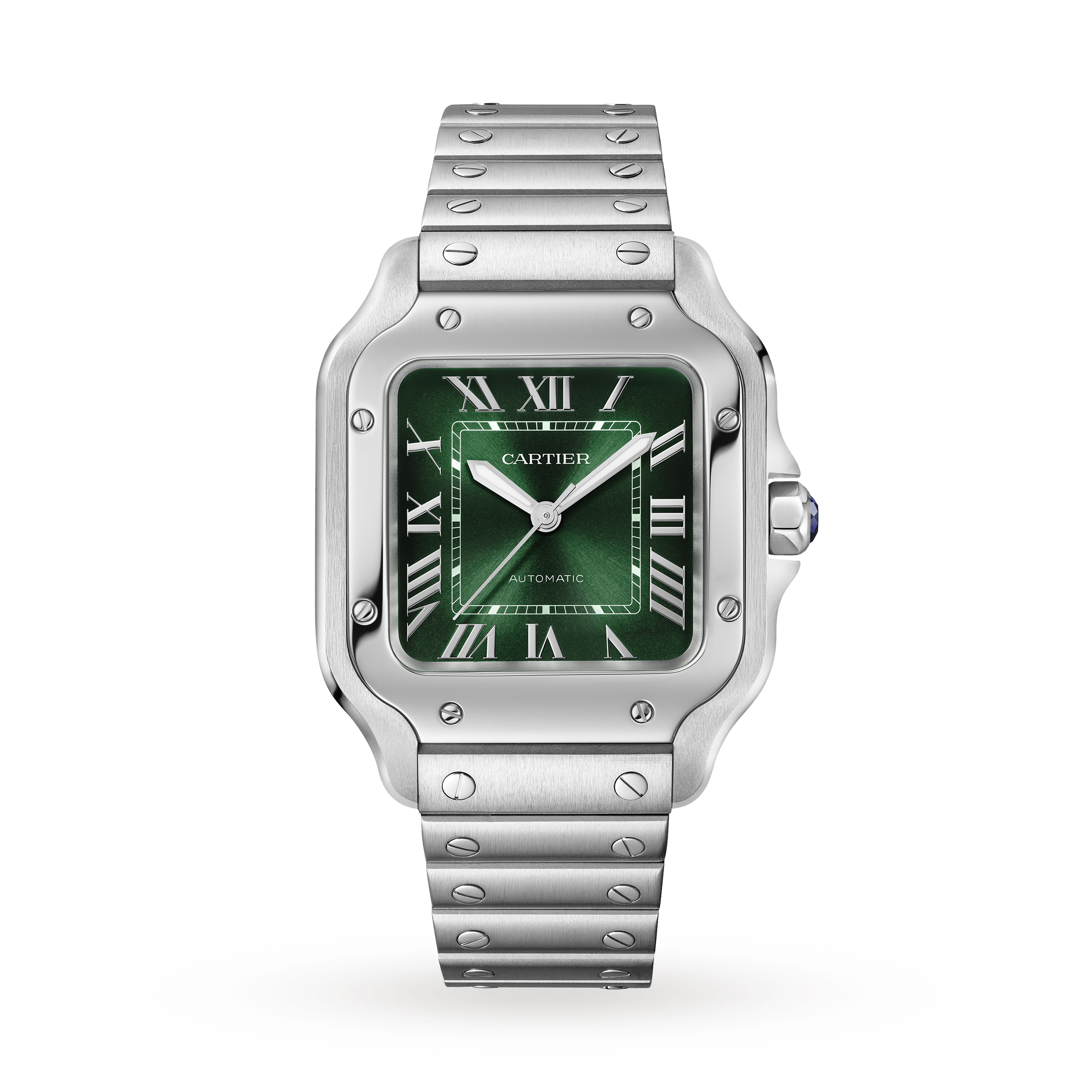 Cartier Santos De Cartier Watch Medium Model Steel Automatic Cartier Santos De Cartier Watch Medium Model Steel Automatic