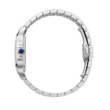 Cartier Santos de Cartier Watch, Medium Model, Steel, Automatic, Interchangeable Leather Strap