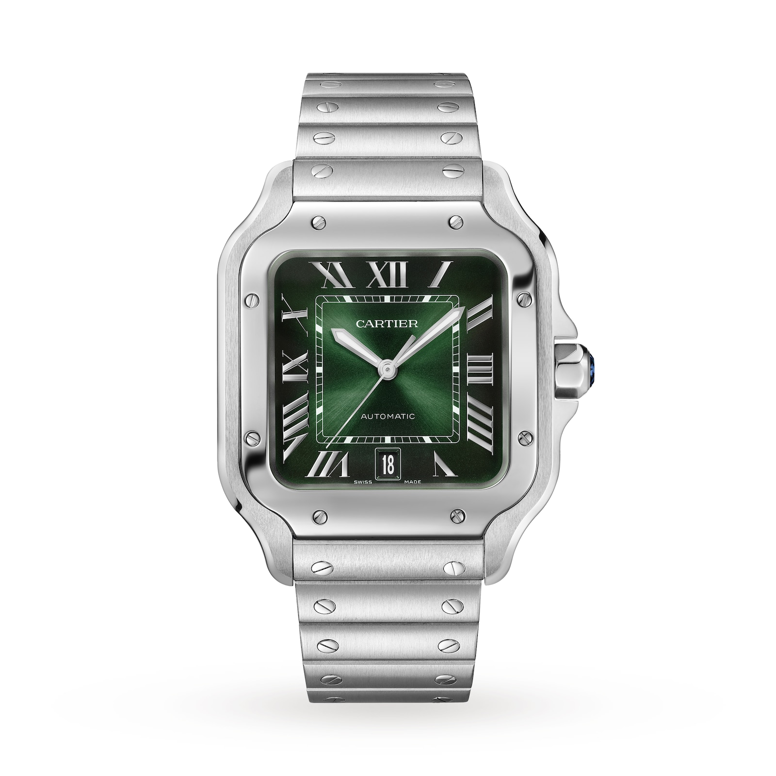Cartier Santos de Cartier Watch, Large Model, Steel, Automatic ...
