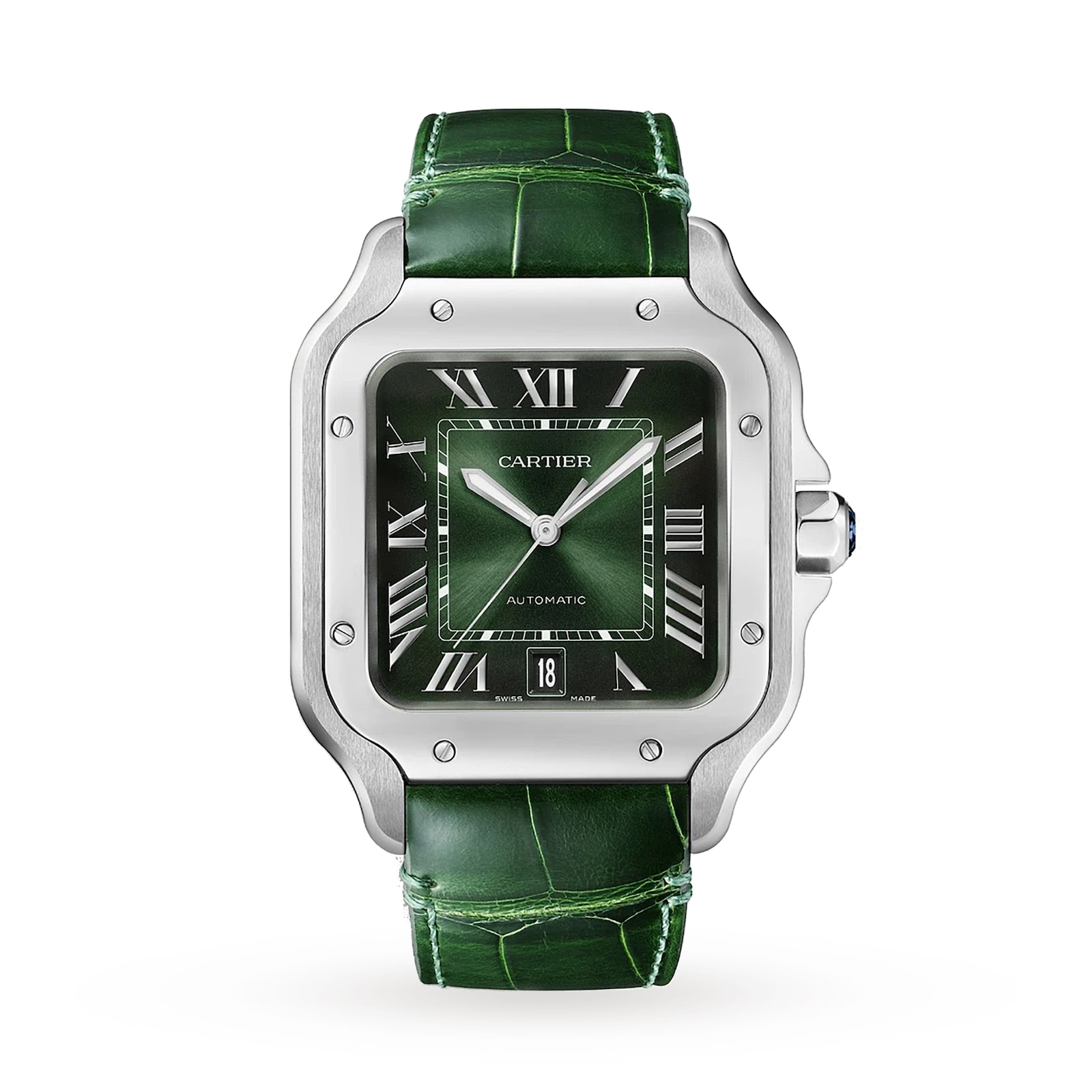 Cartier Santos de Cartier Watch, Large Model, Steel, Automatic ...