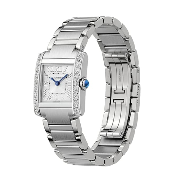 Cartier Tank Francaise watch, small model, quartz movement.