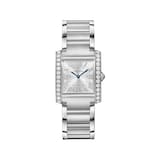 Cartier Tank Francaise watch, medium model, quartz movement.