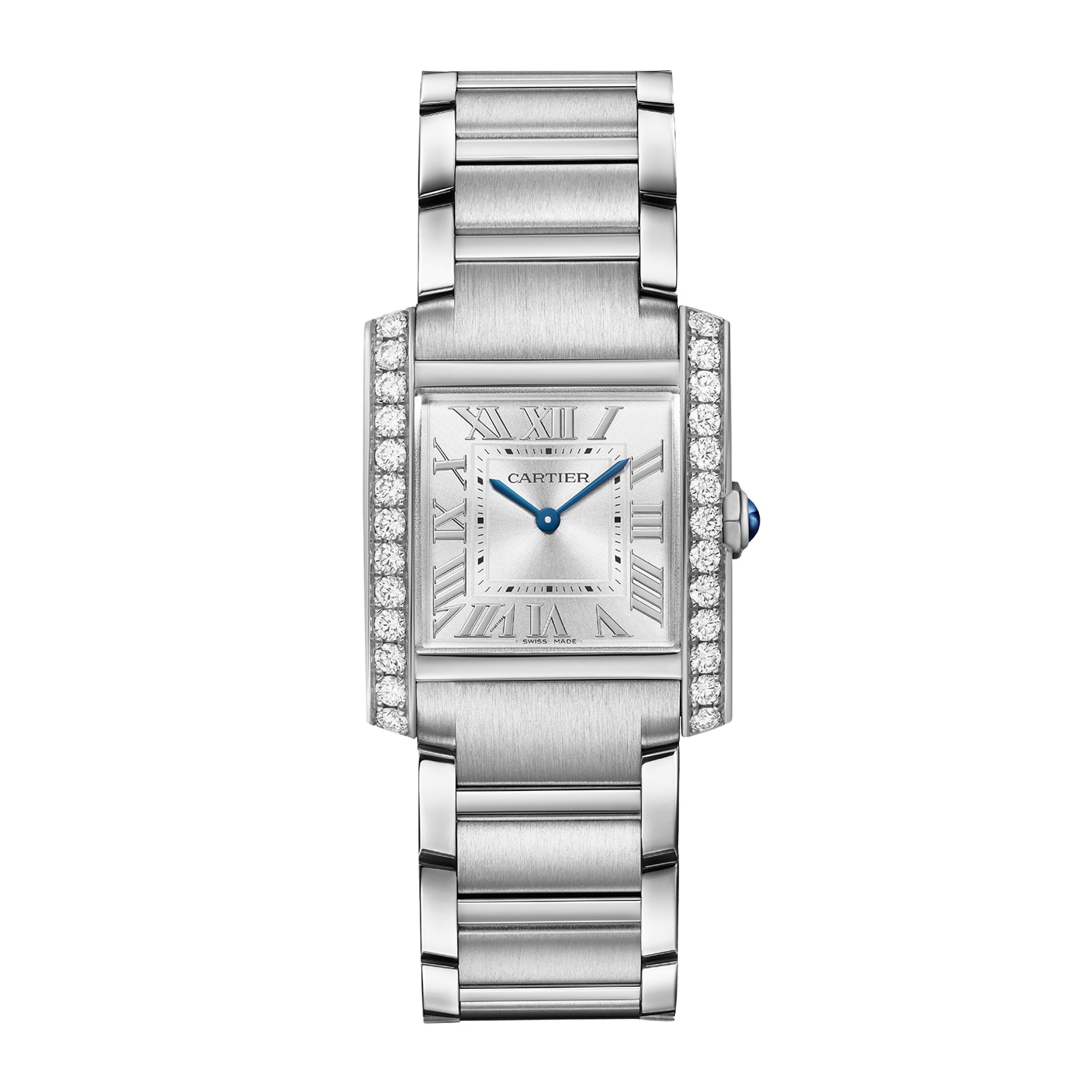 Cartier Tank Francaise Watch, Medium Model, Quartz Movement.