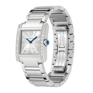 Cartier Tank Francaise watch, medium model, quartz movement.