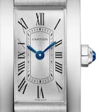 Cartier Tank Américaine Watch, Mini Model, Quartz Movement, Steel, Leather