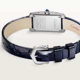 Cartier Tank Américaine Watch, Mini Model, Quartz Movement, Steel, Leather