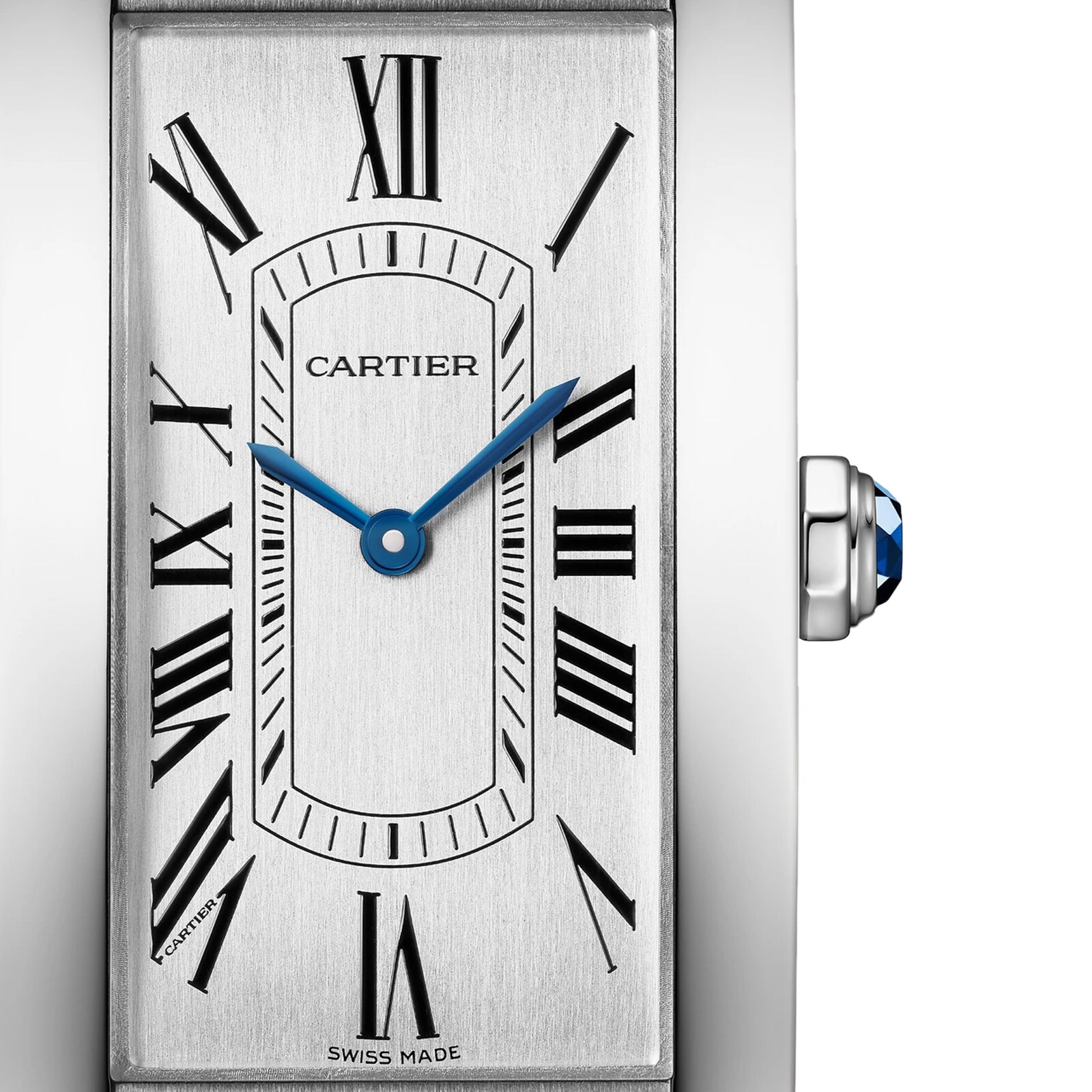 Cartier Roadster 2675 Ladies Quartz Stainless Steel Watch Silver Dial -  Ruby Lane