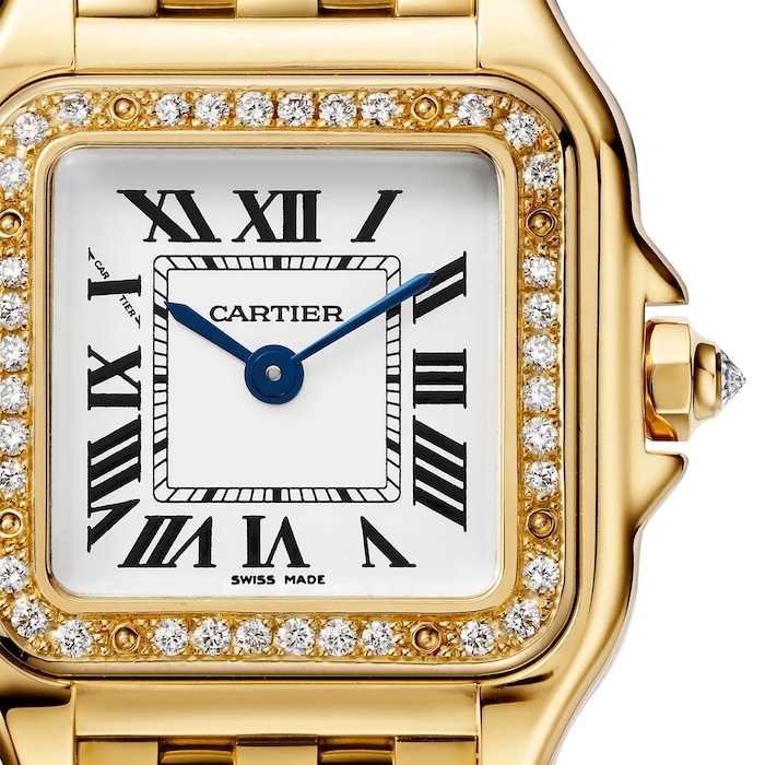 Cartier Panthere De Cartier Watch, Small Model, Quartz Movement, Yellow Gold, Diamonds