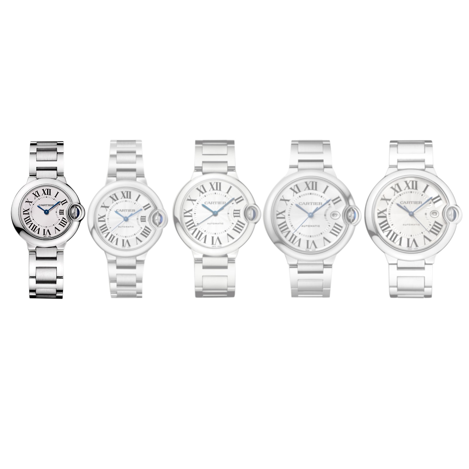Cartier Ballon Bleu de Cartier Watch, 28mm, quartz movement, steel case