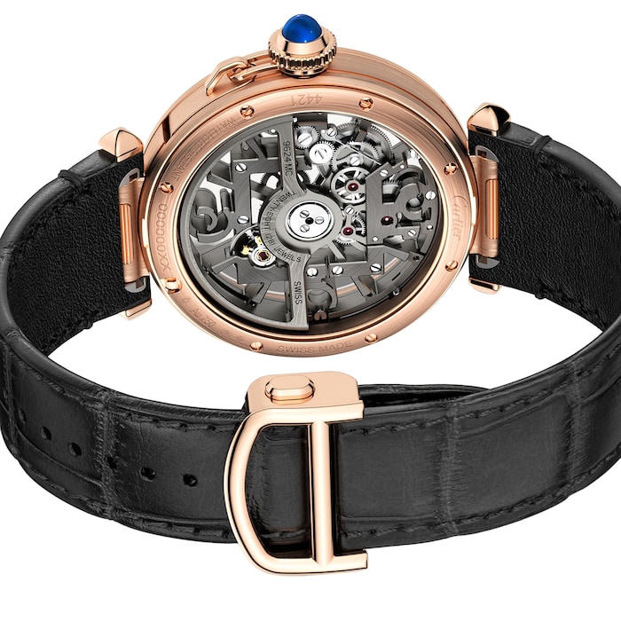 Cartier Pasha De Cartier watch, 41 mm, Skeleton, Mechanical Movement With Automatic Winding, Calibre 9624 MC Rose Gold