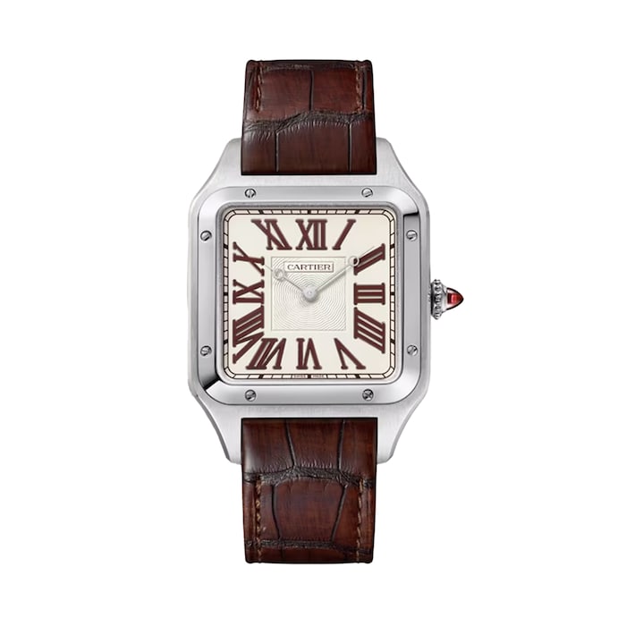 Cartier Santos-Dumont Watch, Limited Edition, XL Model, Manual Winding, Platinum