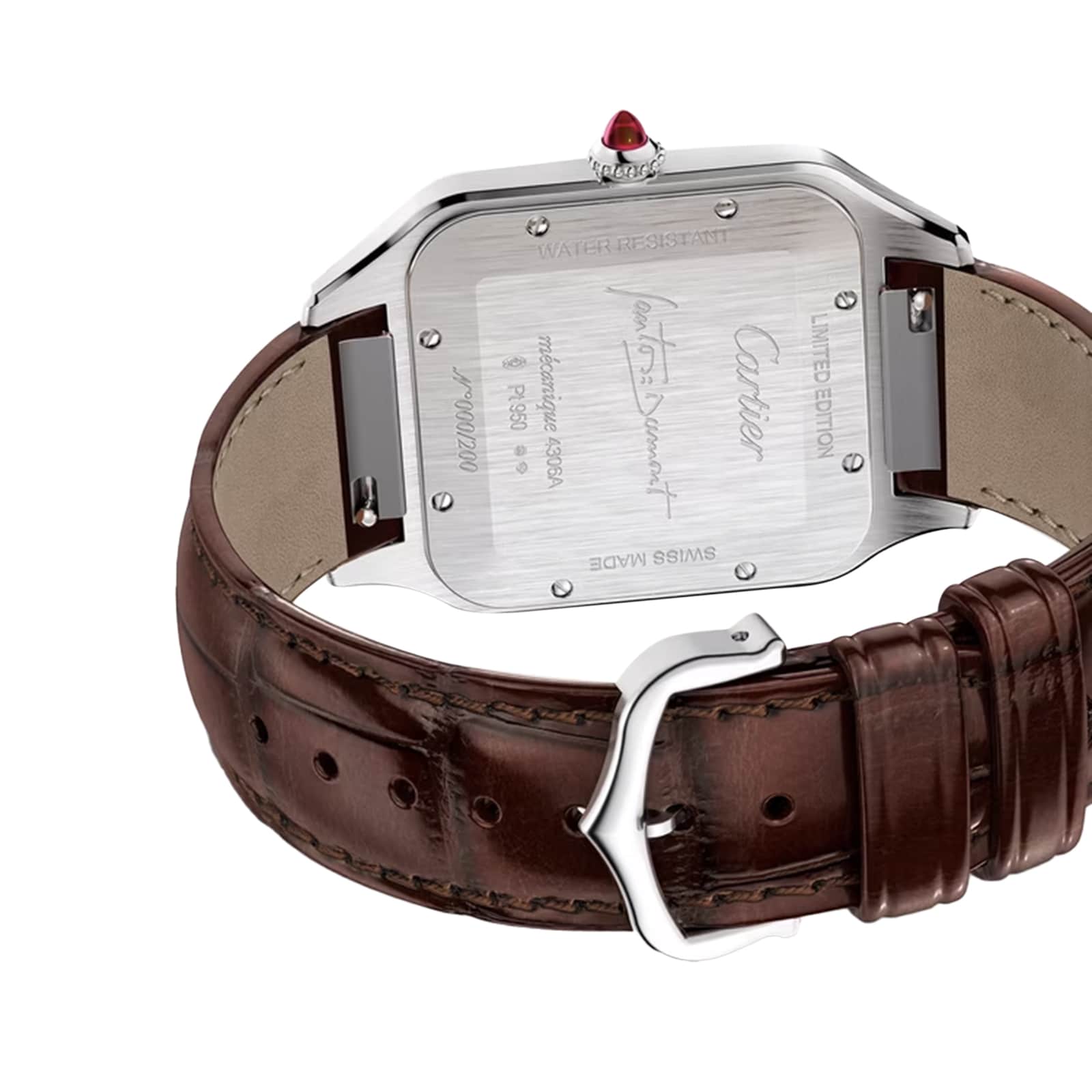 Cartier Santos-Dumont Watch, Limited Edition, XL Model, Manual Winding, Platinum Cartier Santos-Dumont Watch, Limited Edition, XL Model, Manual Winding, Platinum