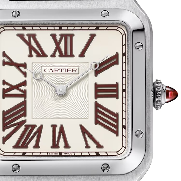 Cartier Santos-Dumont Watch, Limited Edition, XL Model, Manual Winding, Platinum