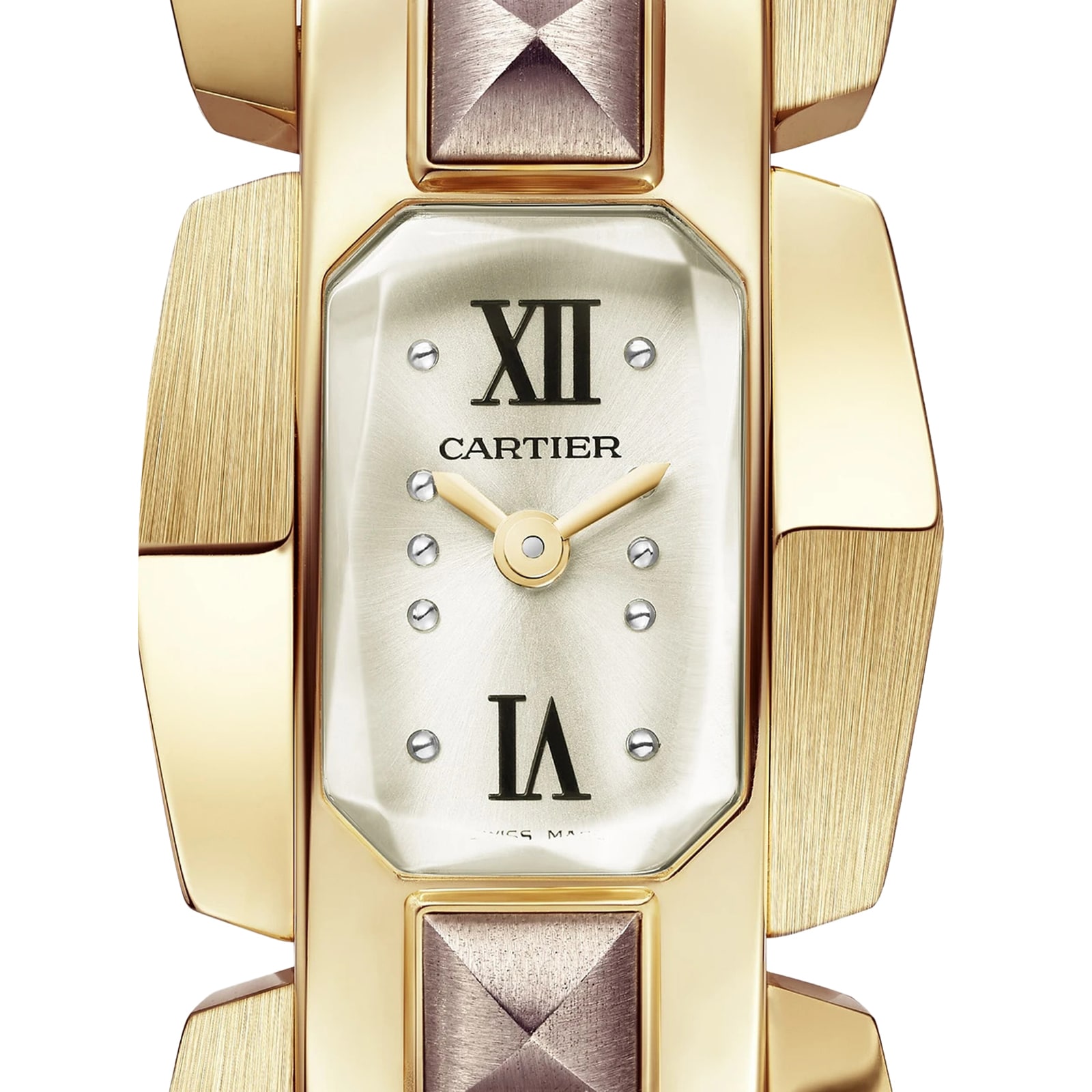 Cartier Clash [Un]limited watch, small model, quartz movement.