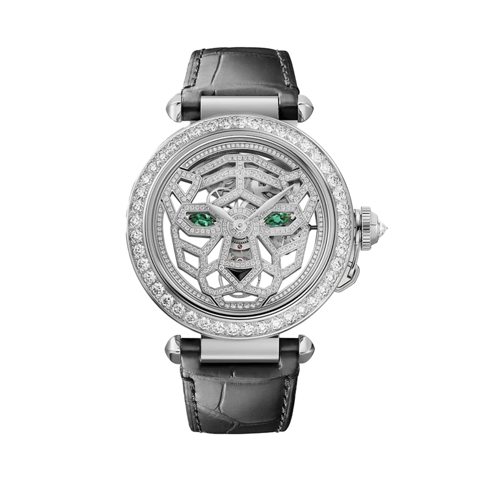 Cartier Pasha De Cartier Watch 41mm, Manual Winding, Rhodium-finish White Gold Cartier Pasha De Cartier Watch 41mm, Manual Winding, Rhodium-finish White Gold
