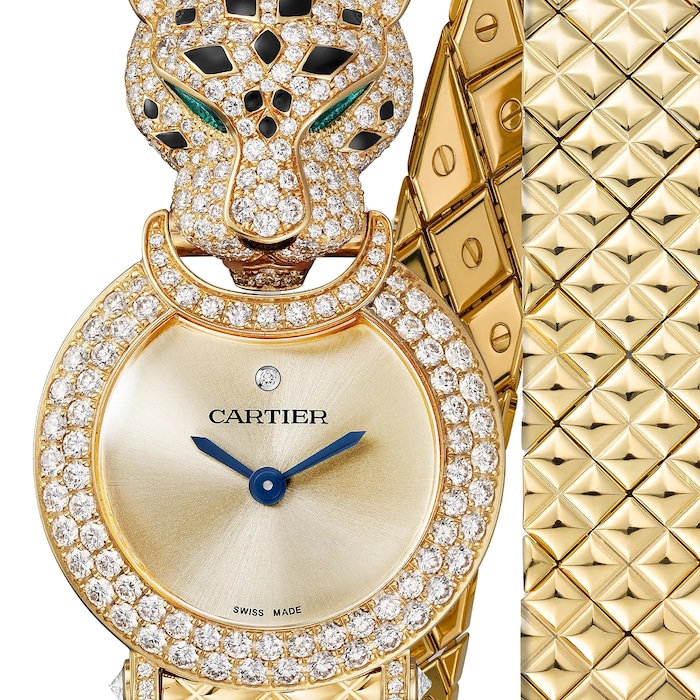 Cartier Panthère De Cartier Watch 23.6mm, Quartz Movement, Yellow Gold