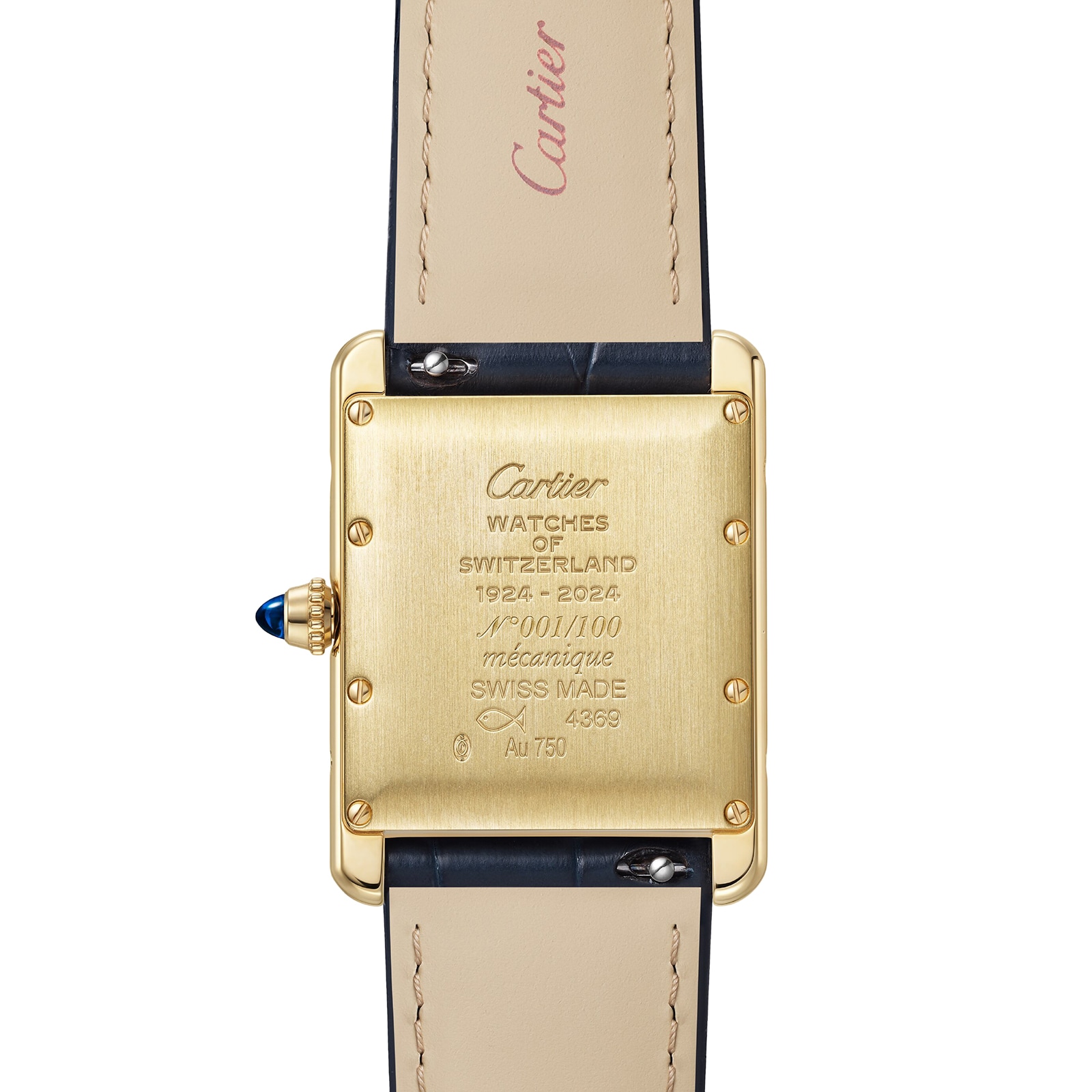 Cartier Tank Louis Cartier The Watches of Switzerland 100 Years Anniversary Exclusive - Individually numbered 1 to 100.