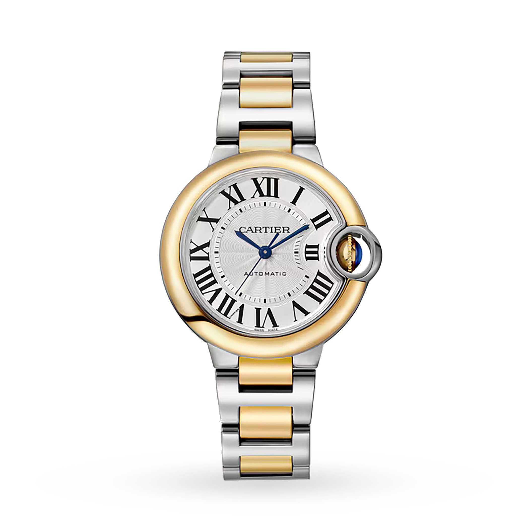 Cartier Ballon Bleu De Cartier Watch, 33mm, Automatic Winding, Steel Case Cartier Ballon Bleu De Cartier Watch, 33mm, Automatic Winding, Steel Case