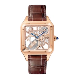 17311492 - Santos Watch, Large Model, Mechanical Movement With Automatic Winding, Calibre 1847 MC Steel Case