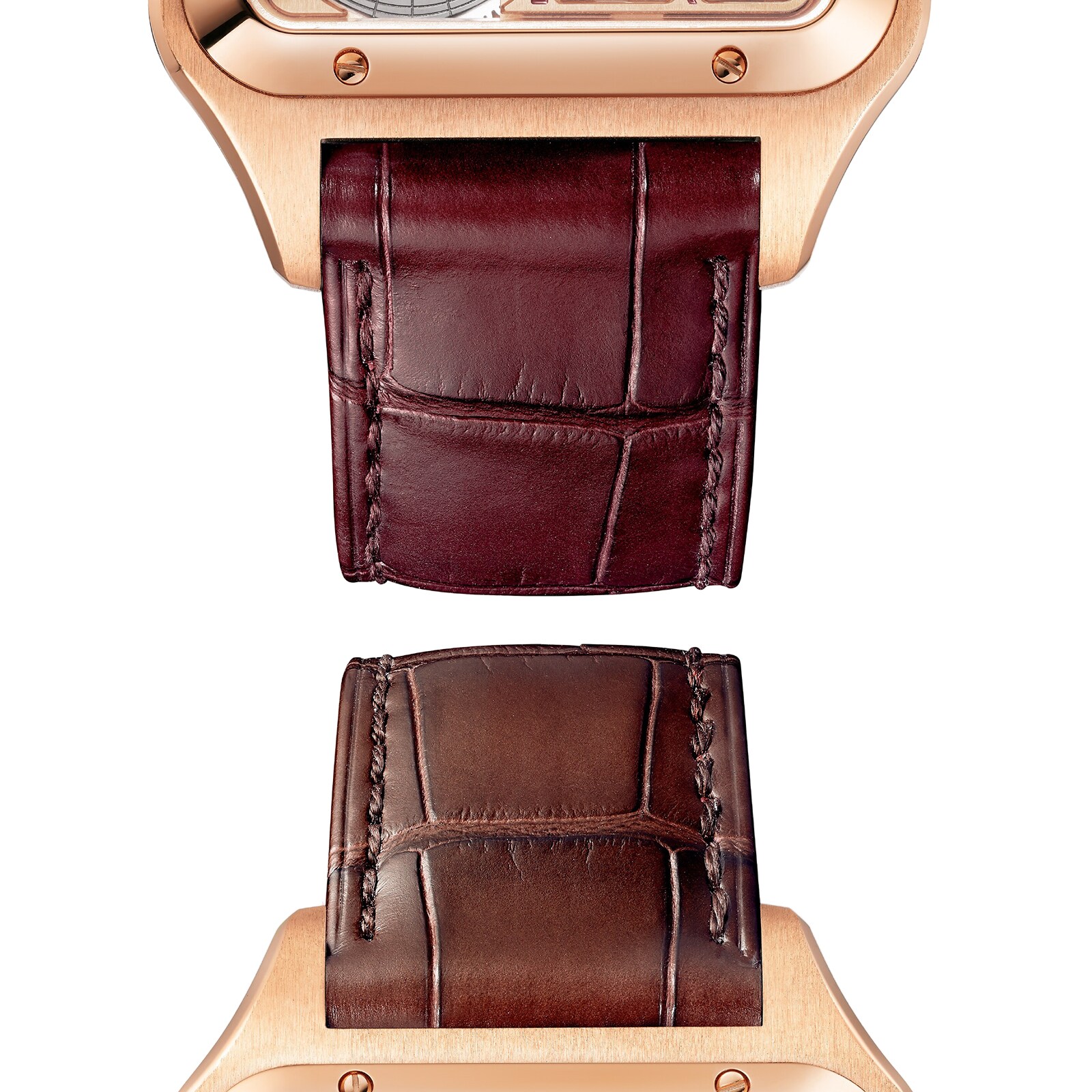 Cartier Santos Watch, Large Model, Mechanical Movement With Automatic Winding, Calibre 1847 MC Steel Case