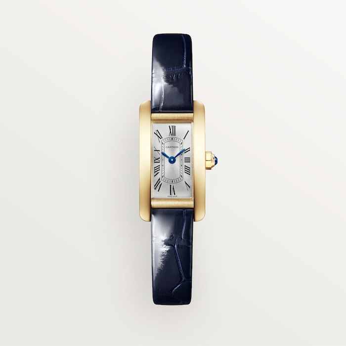 Cartier Tank Américaine Watch, Mini Model, Quartz Movement, Yellow Gold