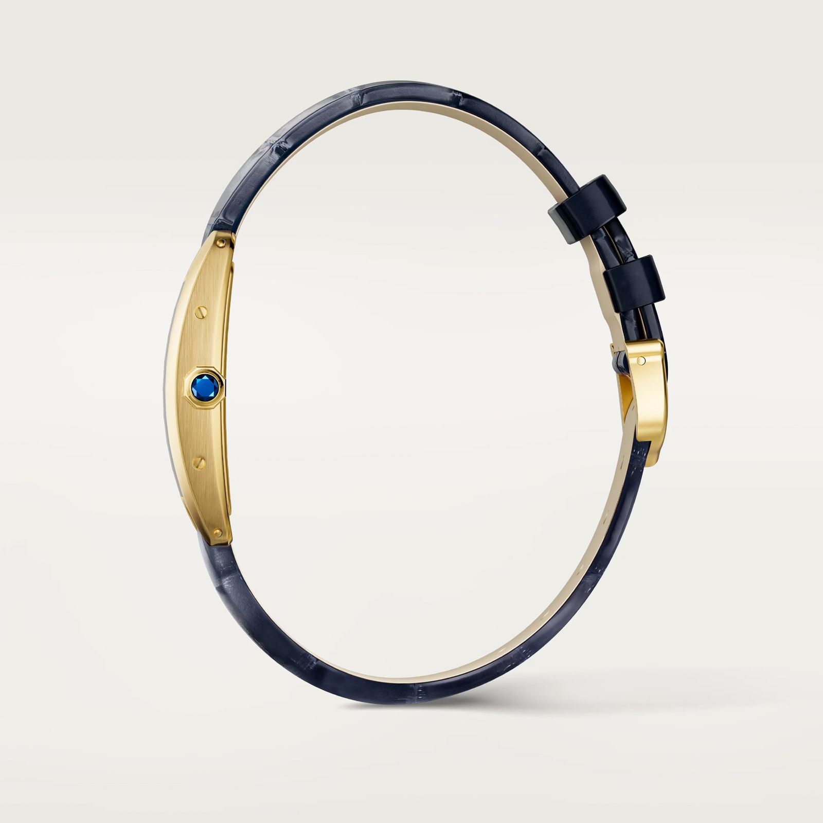 Cartier Tank Américaine Watch, Small Model, Quartz Movement, Yellow Gold