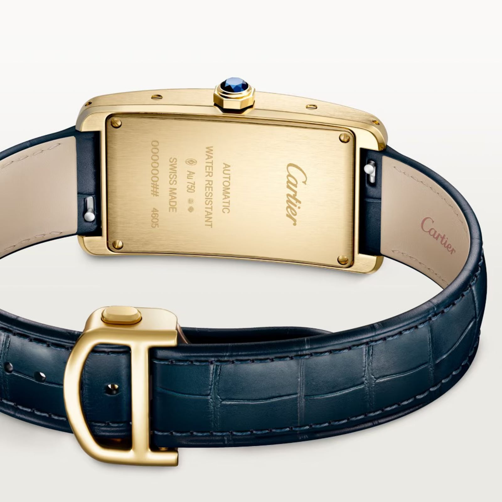 Cartier Tank Américaine Watch, Large Model, Automatic Movement, Yellow Gold