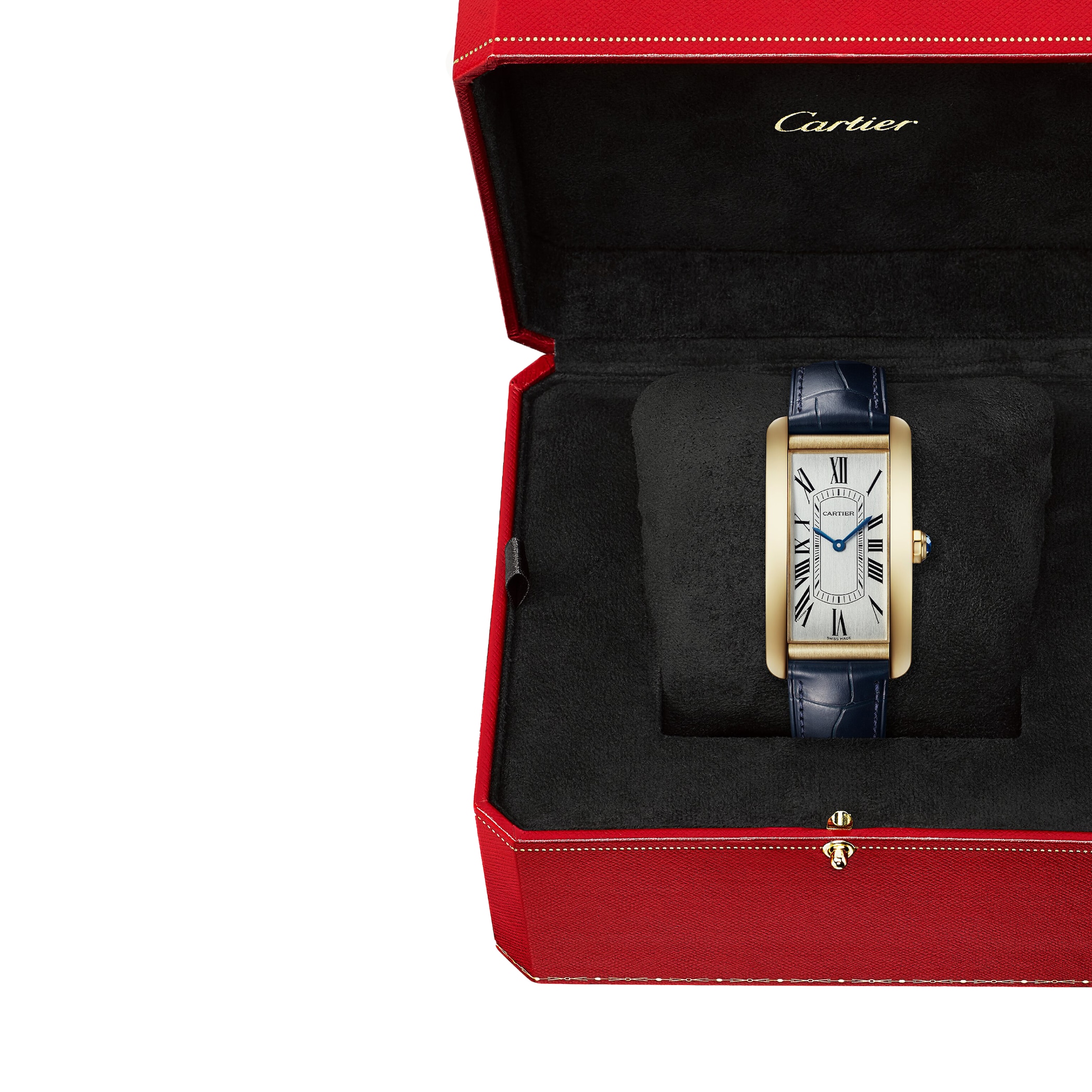 Cartier Tank Américaine Watch, Large Model, Automatic Movement, Yellow Gold Cartier Tank Américaine Watch, Large Model, Automatic Movement, Yellow Gold