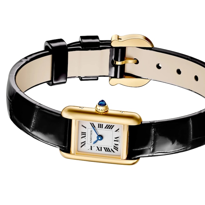 Cartier Tank Louis Cartier Watch, Mini Model, Quartz Movement, Yellow Gold Case