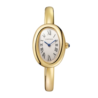 Cartier Baignoire Watch, Small Model, Size 15, Quartz Movement, Yellow Gold Case