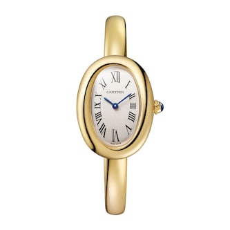 Cartier Baignoire Watch, Small Model, Size 17, Quartz Movement, Yellow Gold Case