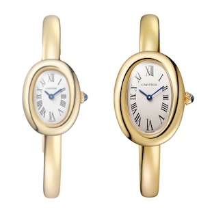 Cartier Baignoire Watch, Small Model, Size 17, Quartz Movement, Yellow Gold Case