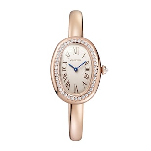 Cartier Baignoire Watch, Small Model, Size 16, Quartz Movement, Rose Gold Case