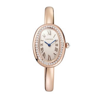 Cartier Baignoire Watch, Small Model, Size 16, Quartz Movement, Rose Gold Case