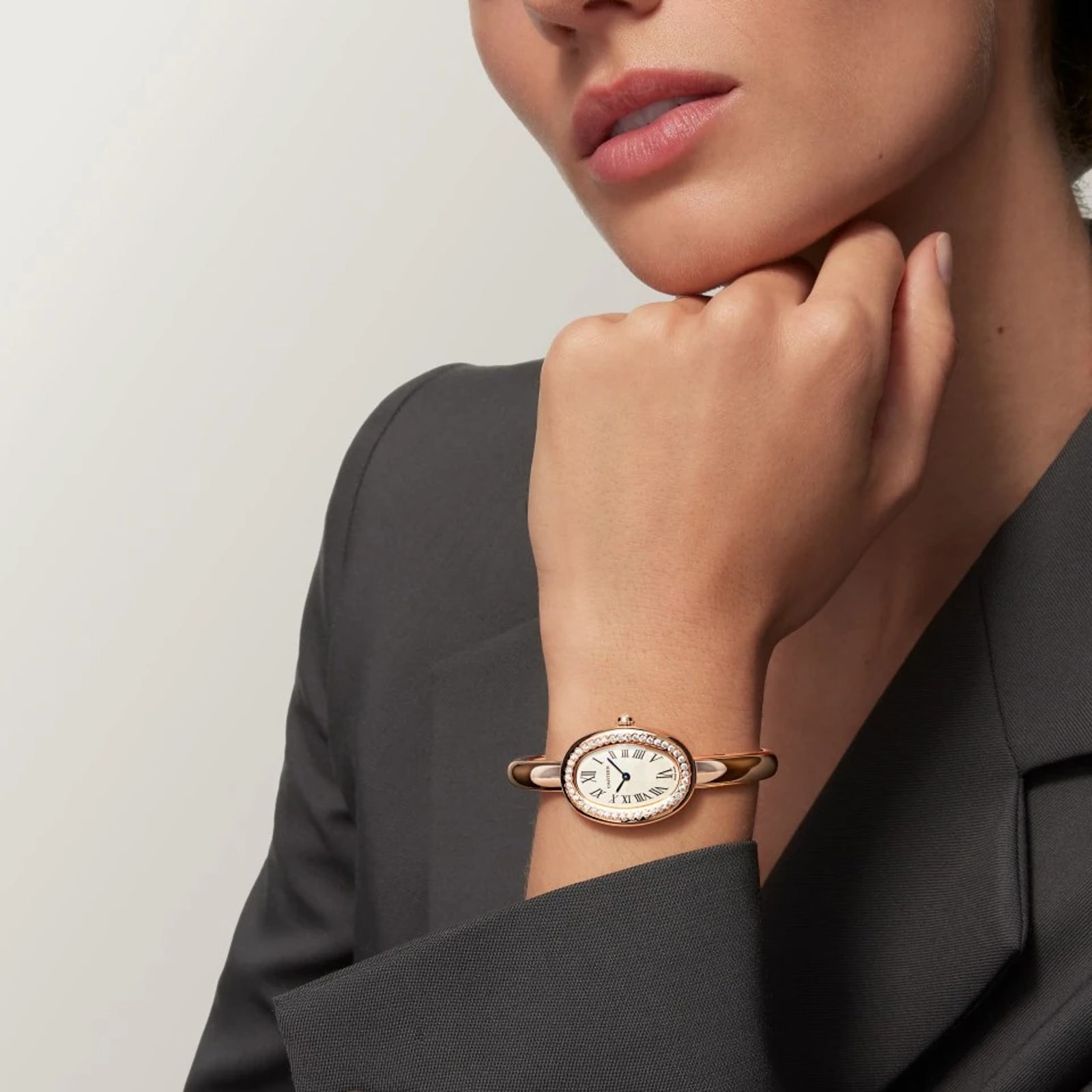Cartier Baignoire Watch, Small Model, Size 16, Quartz Movement, Rose Gold Case Cartier Baignoire Watch, Small Model, Size 16, Quartz Movement, Rose Gold Case