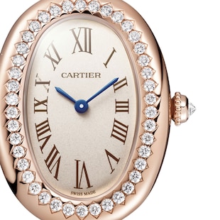 Cartier Baignoire Watch, Small Model, Size 16, Quartz Movement, Rose Gold Case
