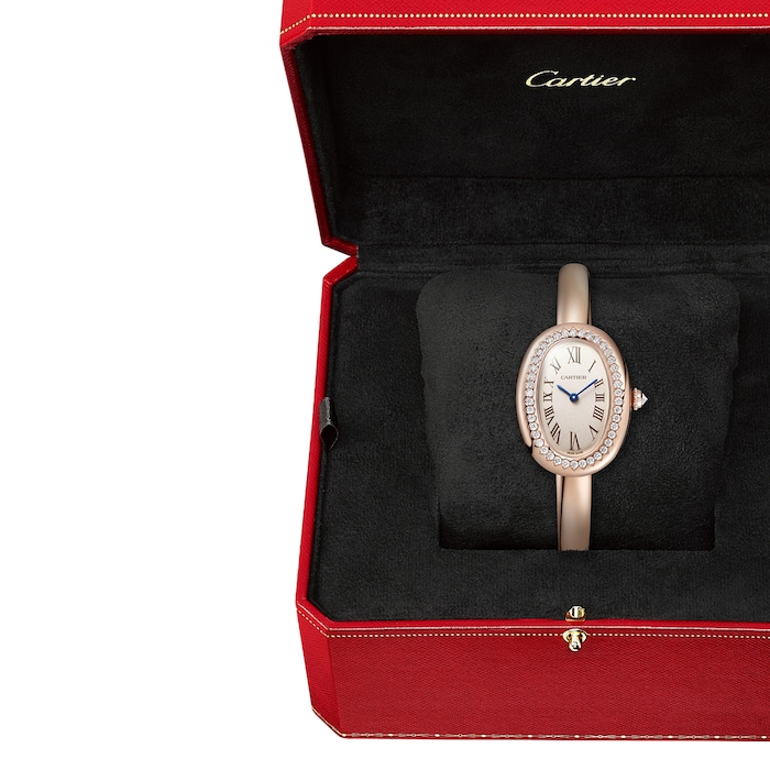 Cartier Baignoire De Cartier Watch, Small Model, Size 16, Quartz Movement, Rose Gold Case