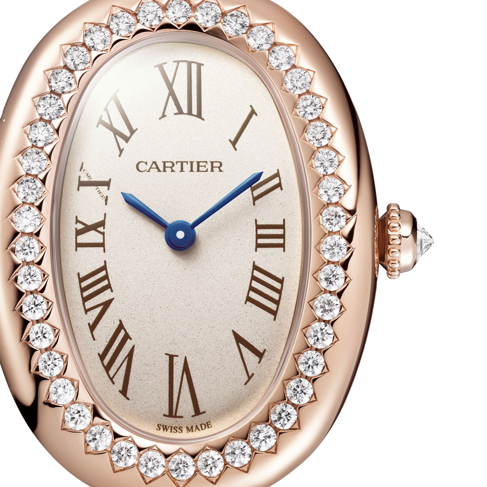 Cartier Baignoire Watch, Small Model, Size 16, Quartz Movement, Rose Gold Case